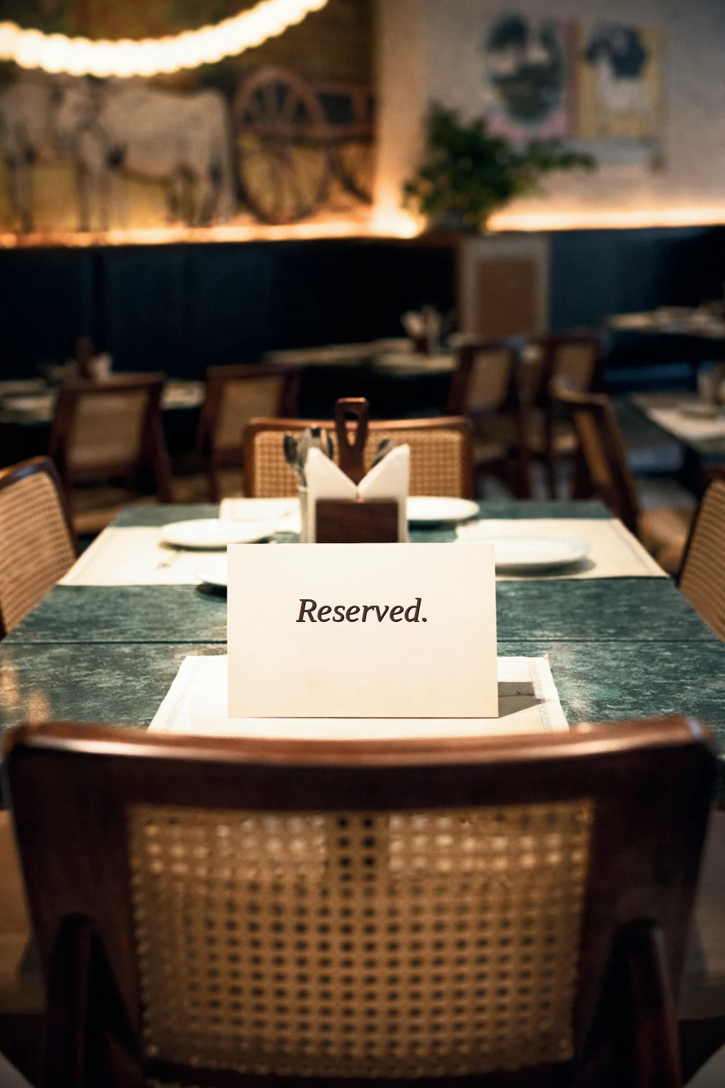 Warm dining room at Besta - The Indian Kitchen